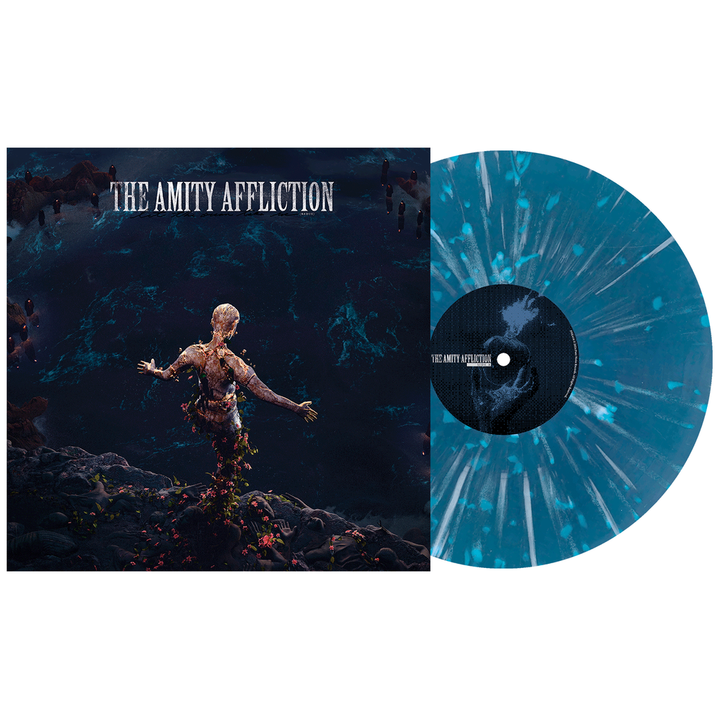 The Amity Affliction - Let The Ocean Take Me (Redux) (Sea Blue with Heavy White Colored Splatter) ((Vinyl))