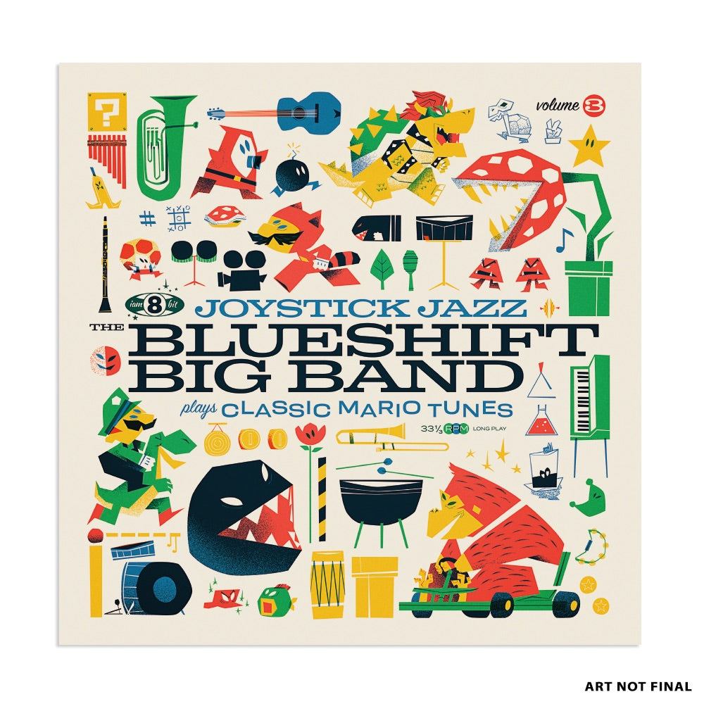 The Blueshift Big Band - Joystick Jazz: The Blueshift Big Band Plays Classic Mario Tunes (Vol. 3) ((Vinyl))