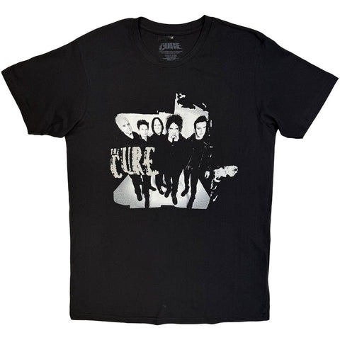 The Cure - 40 Years Band Photo Unisex Premium T-Shirt (Black) ((Apparel))