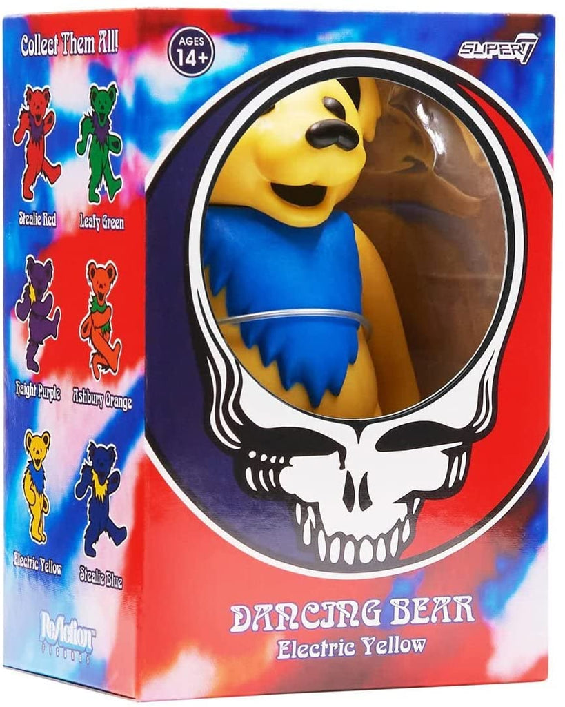 The Grateful Dead - Super7 Dancing Bears Wave 2 Reaction Figure - Electric Yellow ((Action Figure))