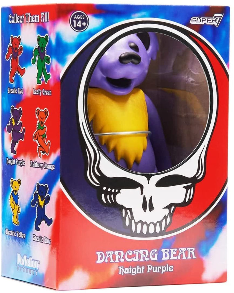 The Grateful Dead - Super7 Dancing Bears Wave 2 Reaction Figure - Haight Purple ((Action Figure))