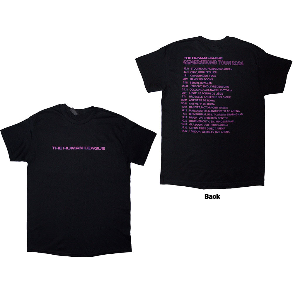 The Human League - Generations Tour '24 Text (()) Black