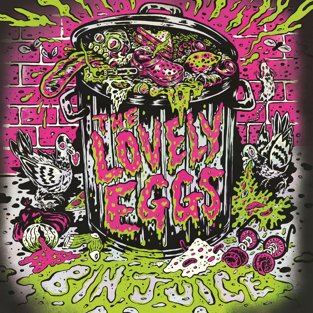 The Lovely Eggs - Bin Juice (Indie Exclusive Neon Toxic Slime Green Vinyl) ((Vinyl))