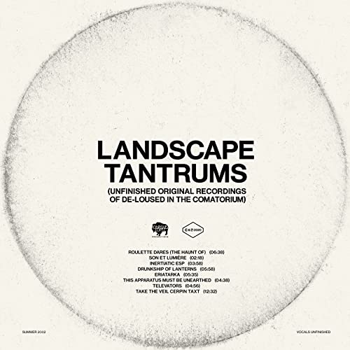 The Mars Volta - Landscape Tantrums - Unfinished Original Recordings Of De-Loused In The Comatorium (Black Vinyl) (())