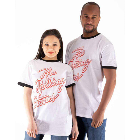 The Rolling Stones - Signature Logo (()) White