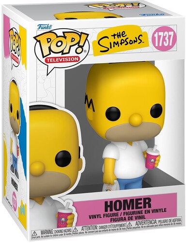 The Simpsons - Funko POP! Television: Simpsons - Homer (Vinyl Figure, Collectible) ((Action Figure))