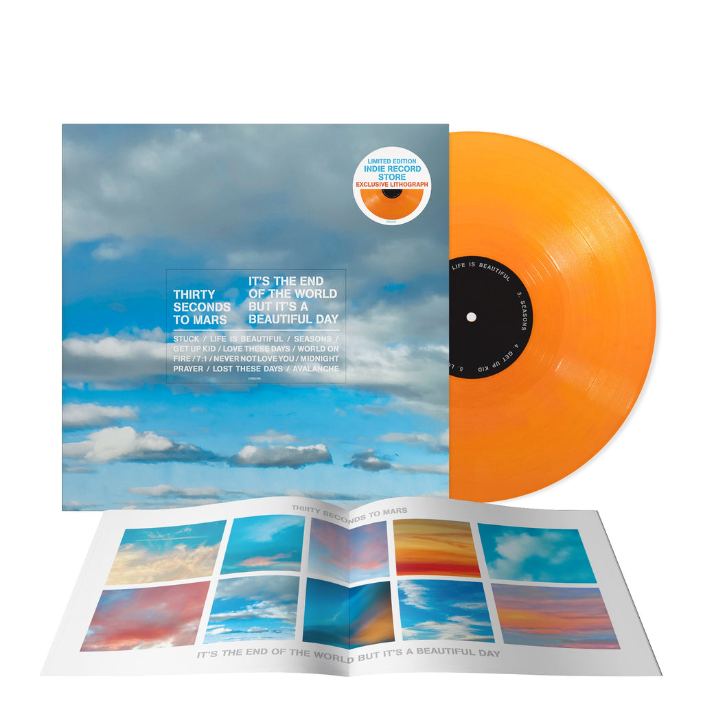 Thirty Seconds To Mars - It's The End Of The World But It's A Beautiful Day [Tangerine LP] [Alternate Cover] ((Vinyl))