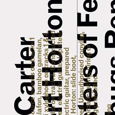 TOM CARTER & ROBERT HORTON DUO - Monsters Of Felt ((CD))