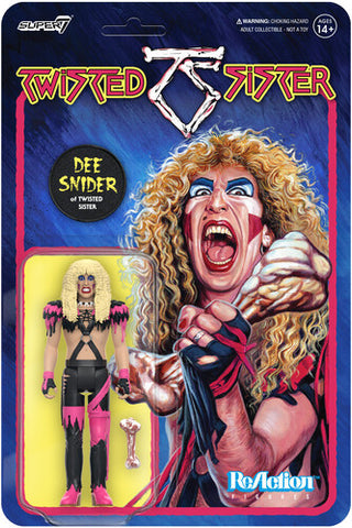 Twisted Sister - Super7 - Twisted Sister - ReAction - Dee Snider (Collectible, Figure, Action Figure) ((Action Figure))
