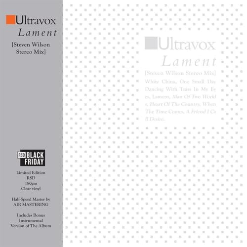 Ultravox - Lament [Steven Wilson Stereo Mix] ((Vinyl))
