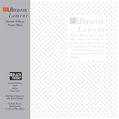 Ultravox - Lament [Steven Wilson Stereo Mix] ((Vinyl))