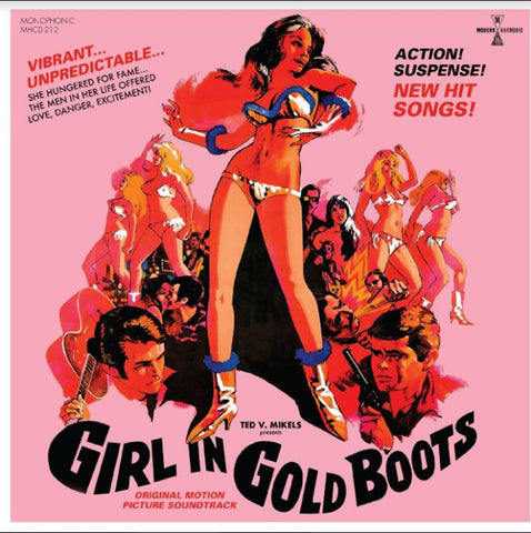 Various Artists - Girl In Gold Boots Original Motion Picture Soundtrack (GOLD VINYL + DVD) ((Soundtracks))