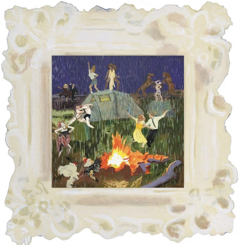 Various Artists - Let's Go Dancing: Said The Falling Rain To The Open Flame (Limited Edition, Translucent Orange Colored Vinyl) ((Vinyl))