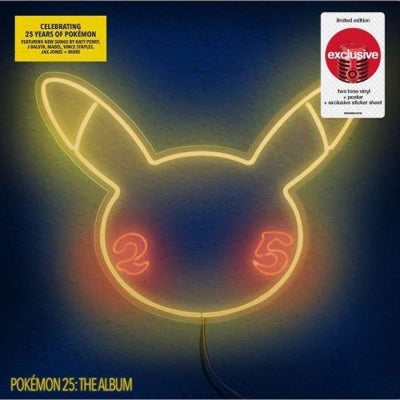 Various Artists - Pokemon 25: The Album (Limited Edition, Two-Tone Vinyl, Poster) ((Vinyl))