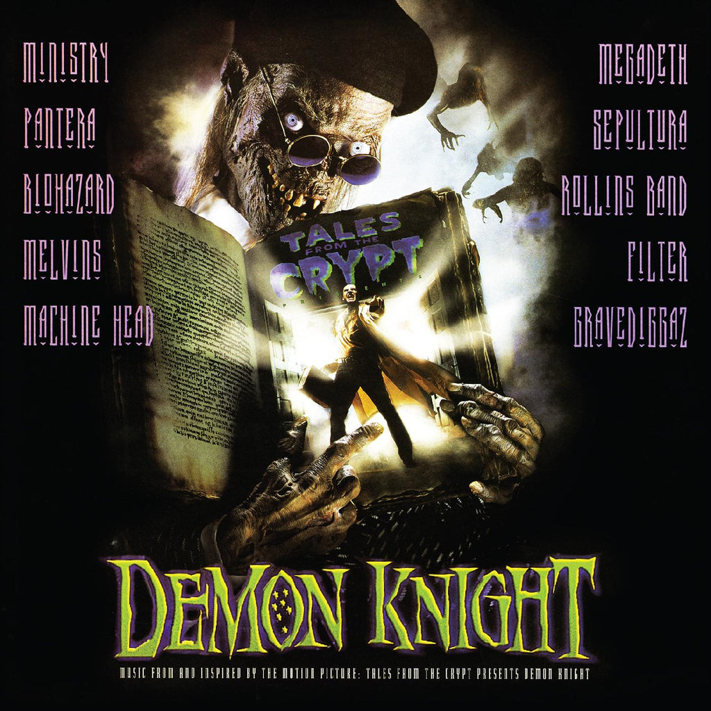 Various Artists - Tales From The Crypt Presents: Demon Knight—Original Motion Picture Soundtrack (Blue & White Cryptkeeper Halloween Splatter Vinyl) ((Vinyl))