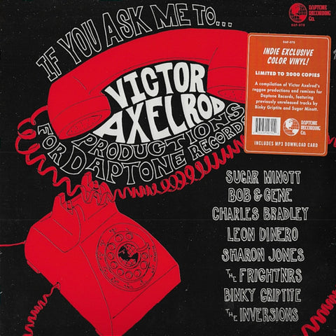 Victor Axelrod - If You Ask Me To.. (Indie Exclusive, Clear Vinyl, Red, Black, Digital Download Card) ((Vinyl))