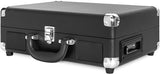 Victrola - Victrola VSC-500BTC-BLK Vinyl Suitcase Record Player with Cassette (Black) (Large Item, Black, Built-In Speakers) ((Record Player))