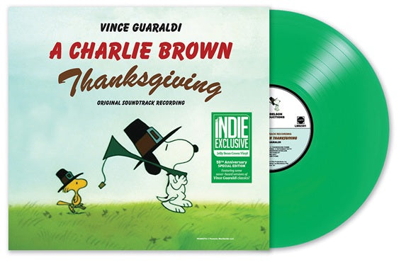 Vince Guaraldi - A Charlie Brown Thanksgiving (Indie Exclusive, Jelly Bean Green Colored Vinyl) ((Vinyl))