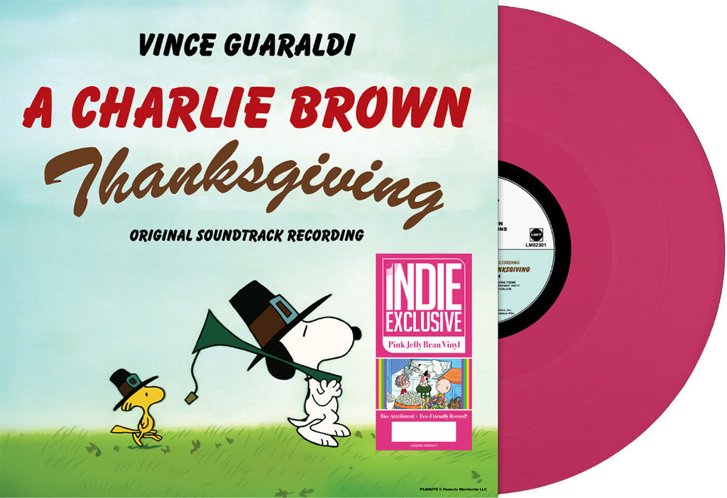 Vince Guaraldi - A Charlie Brown Thanksgiving (Indie Exclusive, Limited Edition, Pink Jelly Bean Colored Vinyl) ((Vinyl))