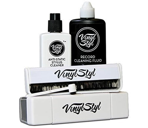 Vinyl Styl - Vinyl Styl® Ultimate Vinyl Record Care Kit - Record & Stylus Brushes And Fluid ((Cleaning Kit))