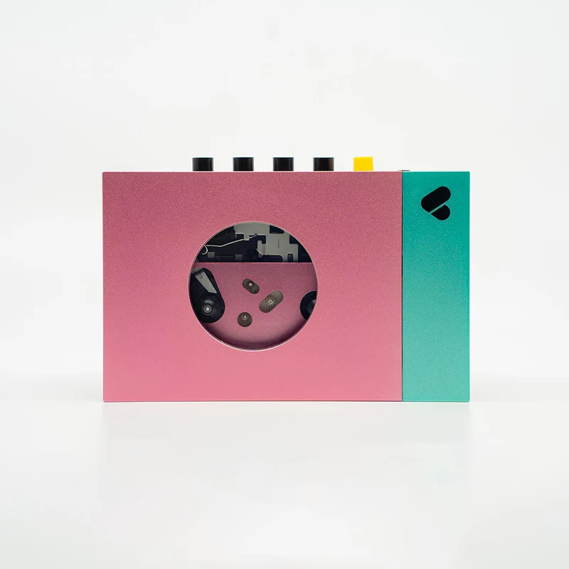 We Are Rewind - Portable BT Cassette Player Lecteur rose et vert • Edith ((Cassette Player))