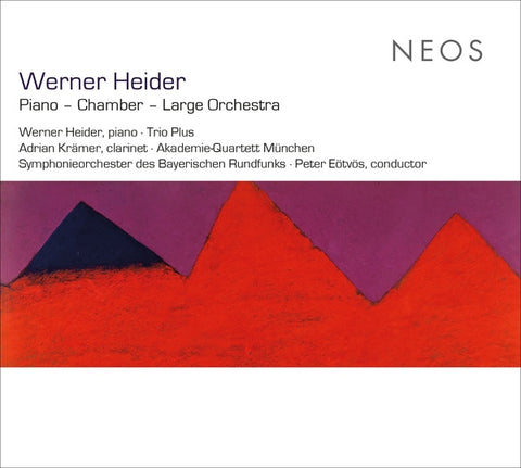 WERNER HEIDER - Piano - Chamber - Large Orchestra ((CD))