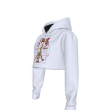Yoycol - Ghost In the Machine Women's Cropped Hoodie (()) As Shown