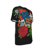 Yoycol - Ozzy Osbourne Vintage Vault 1992 Tattoo All Over Print T-Shirt - Cotton (()) Black