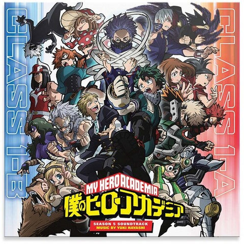 Yuki Hayashi - My Hero Academia: Season 5 (Original Series Soundtrack) (Colored Vinyl, Blue, Red, 150 Gram Vinyl) (2 Lp's) ((Vinyl))