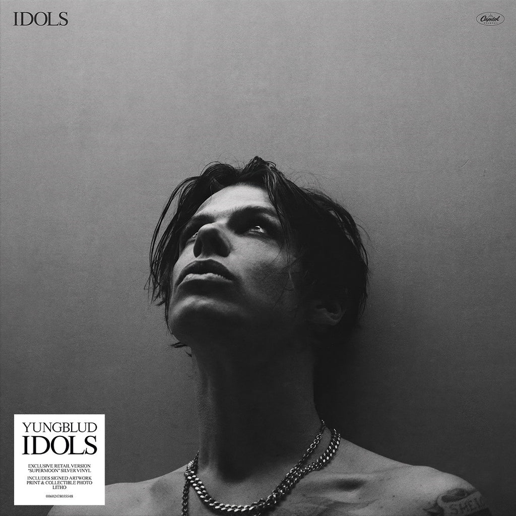 YUNGBLUD - Idols (Supermoon Silver Lp) [Signed Insert] (Indie Exclusive) ((Vinyl))