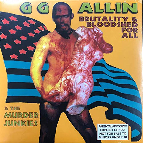 Allin, Gg & The Murder Junkies - Brutality And Bloodshed For All (Color Vinyl) ((Vinyl))