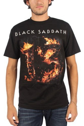 Black Sabbath - Black Sabbath - Mens 13 Black T-Shirt In Charcoal, Size: X-Large, Color: Charcoal ((Apparel))