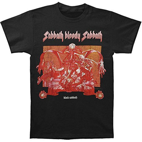 Black Sabbath - Black Sabbath Sabbath Bloody (Distressed) Men'S T-Shirt, Black, Medium ((Apparel))