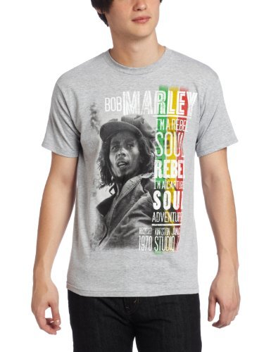 Bob Marley - Marley Short Sleeve Soul Rebel T-Shirt ((Apparel))