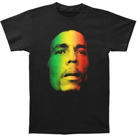 Bob Marley - Zion Rootswear Men'S Bob Marley Face T-Shirt, Black, Large ((Apparel))