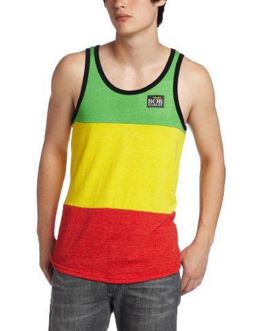 Bob Marley - Zion Rootswear Men'S Bob Marley Patch Tank Top, Multi, Medium ((Apparel))