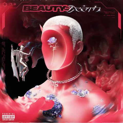 Chase Atlantic - BEAUTY IN DEATH [Clear with Red Blobs LP] ((Vinyl))