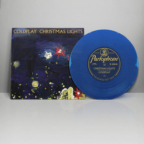 Coldplay - Christmas Lights (7" Blue Vinyl Single) ((Vinyl))