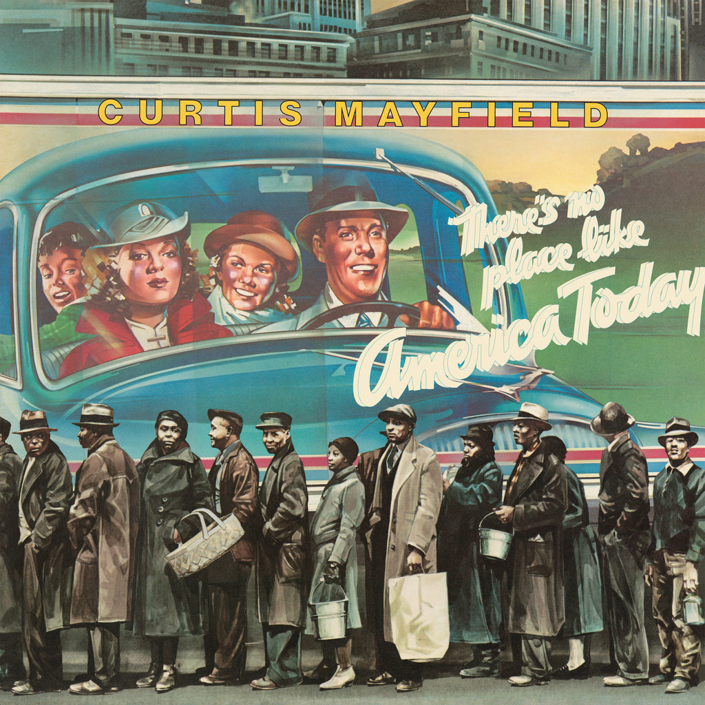 Curtis Mayfield - There's No Place Like America (1LP blue vinyl) ((Vinyl))