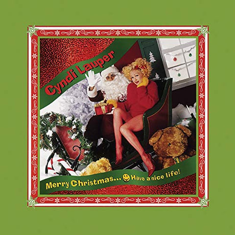 Cyndi Lauper - Merry Christmas…Have a Nice Life! (Clear with Red & White "Candy Cane" Swirl Vinyl) ((Vinyl))