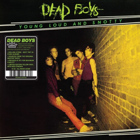 Dead Boys - YOUNG, LOUD & SNOTTY (ORANGE & BLACK SPLATTER VINYL) ((Vinyl))