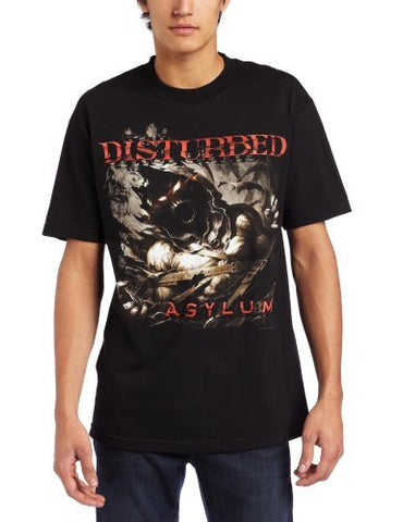 Disturbed - Men'S Disturbed Asylum Shred Men'S T-Shirt, Black, Large ((Apparel))