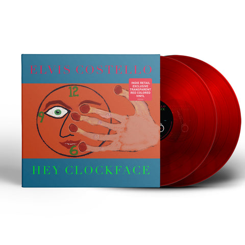 Elvis Costello - Hey Clockface (Gatefold LP Jacket, Clear red Vinyl, Indie Exclus ((Vinyl))