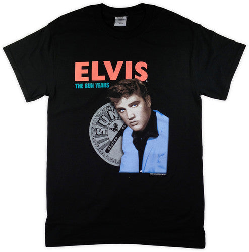 Elvis Presley - The Sun Years Black Unisex Adult Short Sleeve Tee Shirt(Medium) ((Apparel))