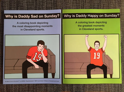 Why Is Daddy Sad/Happy Coloring Book Combo Pack #1