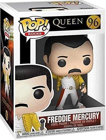 Funko POP! Rocks - Queen - Freddie Mercury Wembley 1986 ((Toys))