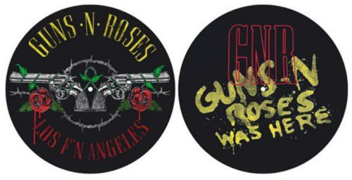 Guns N Roses - Guns N Roses Los F'N Angeles / Was Here Slipmat/ Schallplattenspielerauflage ((Slipmat))