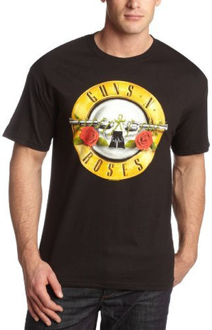 Guns N Roses - Men'S Guns N Roses Bullet T-Shirt,Black,X-Large ((Apparel))