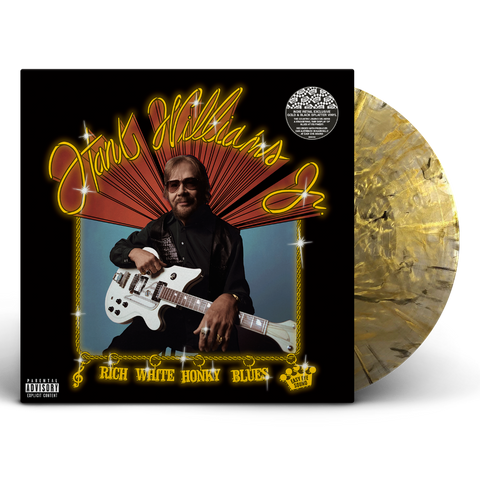 Hank Williams Jr. - Rich White Honky Blues [Explicit Content] (Colored Vinyl, Gold & Black Splatter, Indie Exclusive) ((Vinyl))