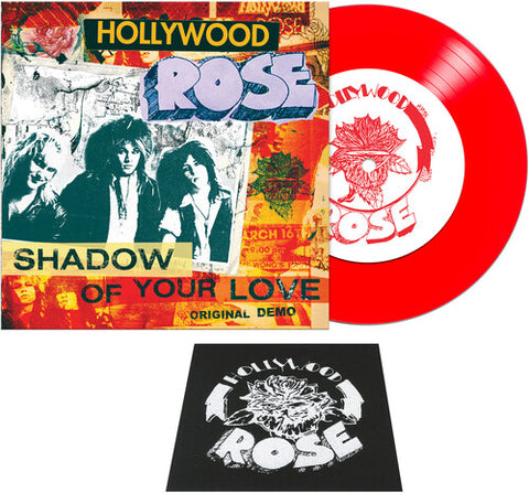 Hollywood Rose - Shadow Of Your Love / Reckless Life (Colored Vinyl, Red, Patch) (7" Single) ((Vinyl))
